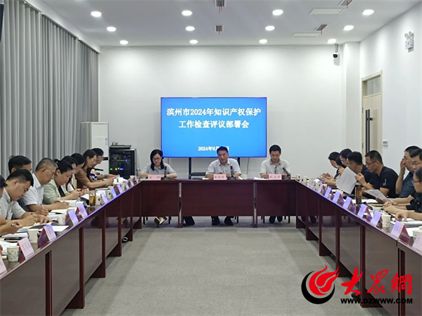 滨州市召开2024年知识产权保护工作检查评议部署会JDB电子(图1)